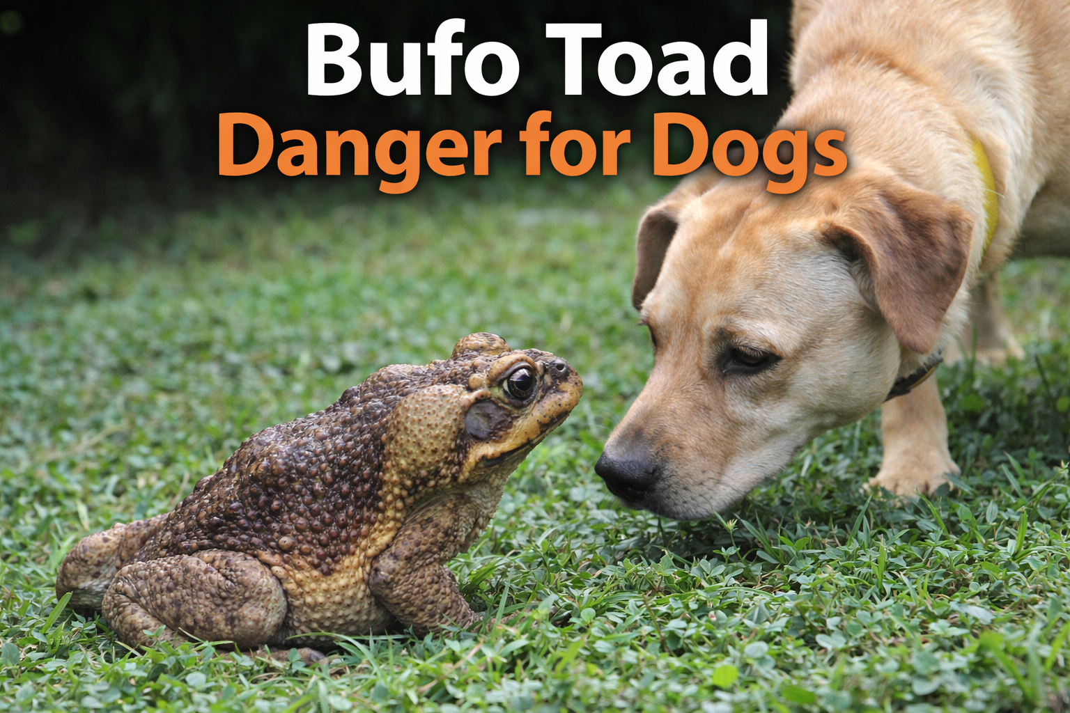 Bufo Toad Danger for Dogs